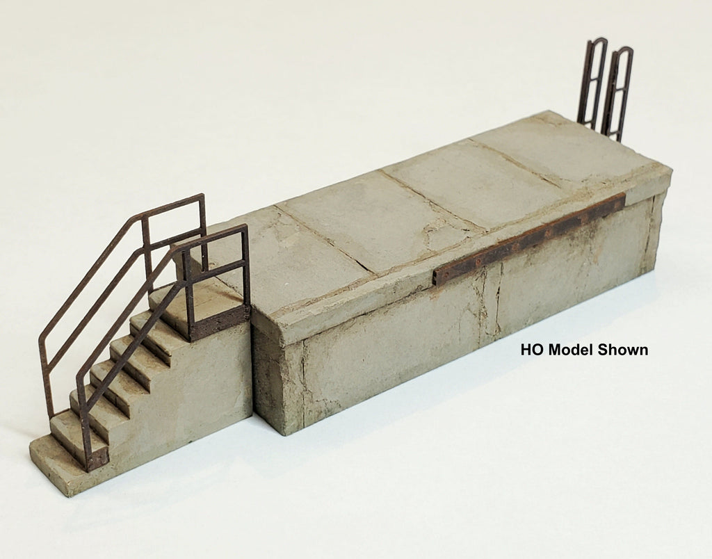 O scale - Concrete Loading Dock Kit - ITLA
