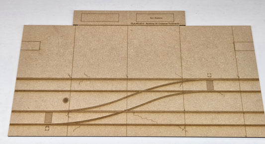 HO4210 - Street Display Base w/LH Crossover Turnouts - ITLA