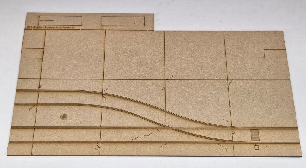 HO4206 - Street Display Base w/RH Turnout - ITLA