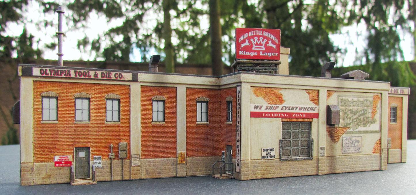 N3156 N scale Olympia Tool & Die Co. - Full Flat - ITLA
