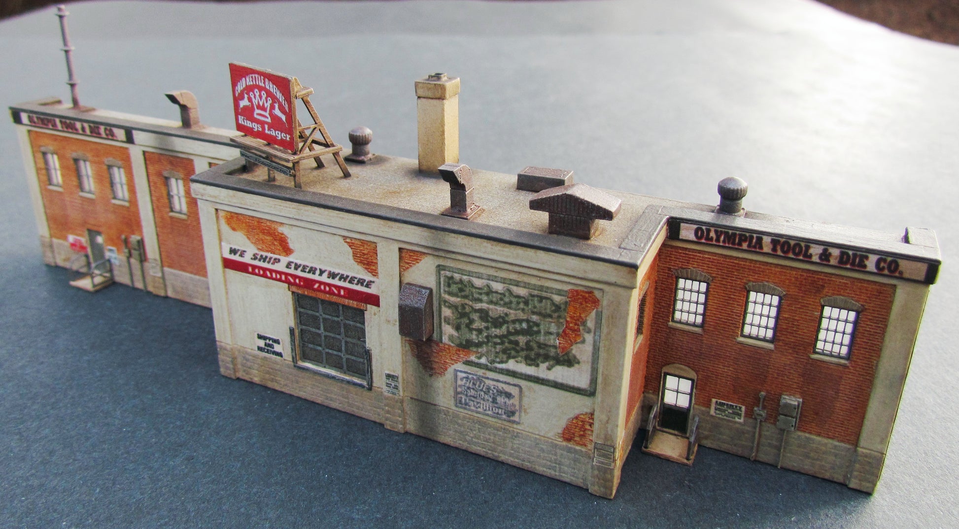 N3156 N scale Olympia Tool & Die Co. - Full Flat - ITLA