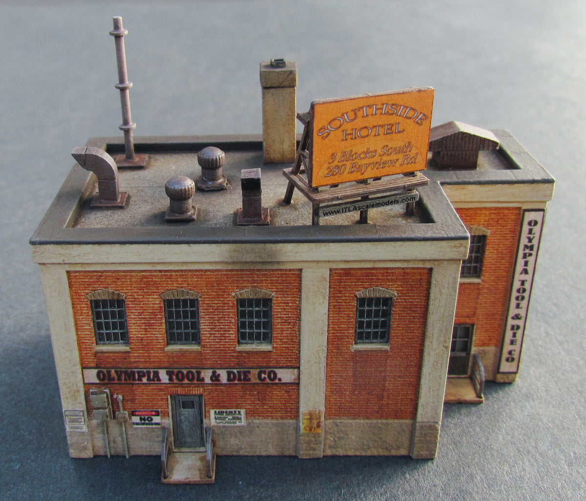 N3156 N scale Olympia Tool & Die Co. - Full Flat - ITLA