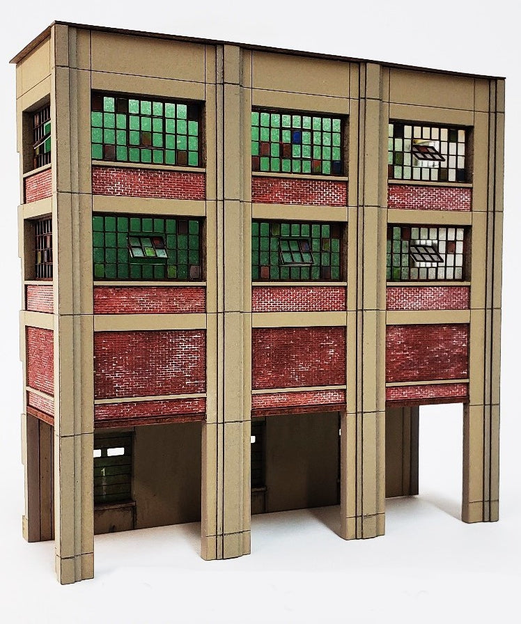 O Scale Industrial Wall Module - Rail / Truck Loading Dock Assembly - ITLA