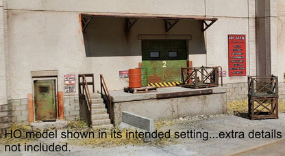 S scale - Concrete Loading Dock Kit - ITLA