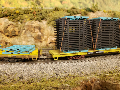 Empty Auto Frame Cradle & Deck Kit - for the Atlas 89ft ACF Flatcar - ITLA
