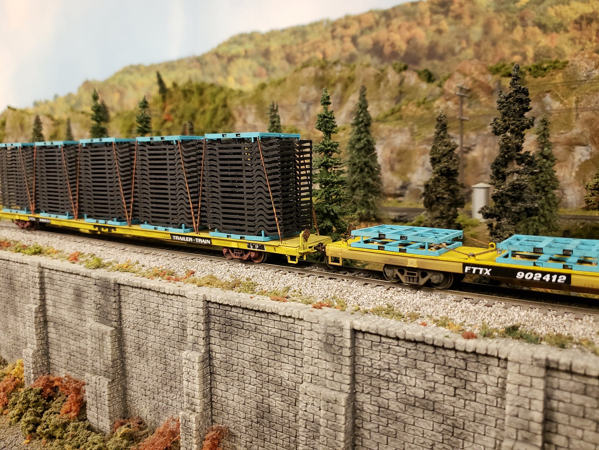 Auto Frame Load Kit - for the Atlas 89ft ACF Flatcar - ITLA