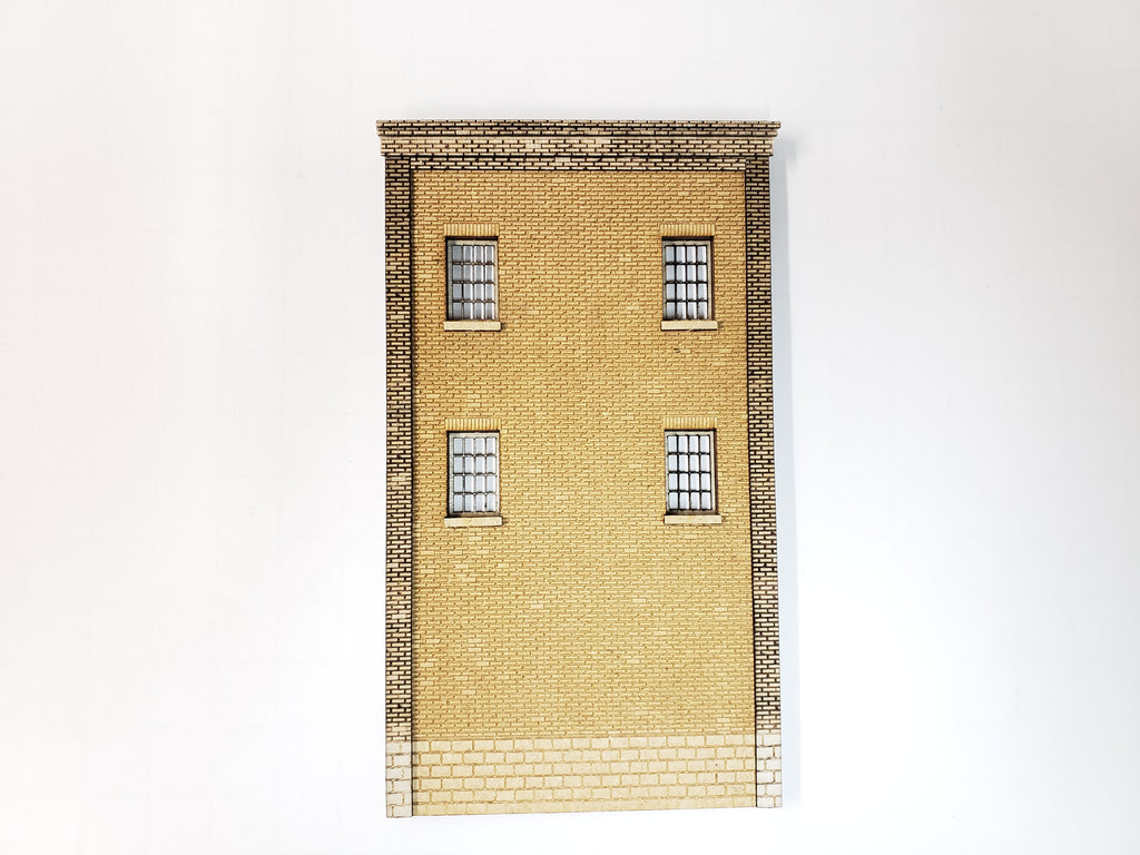 Laser Etched and Cut Wood Brick Wall Kit HO / HOn3 ITLA Scale Models Inc.