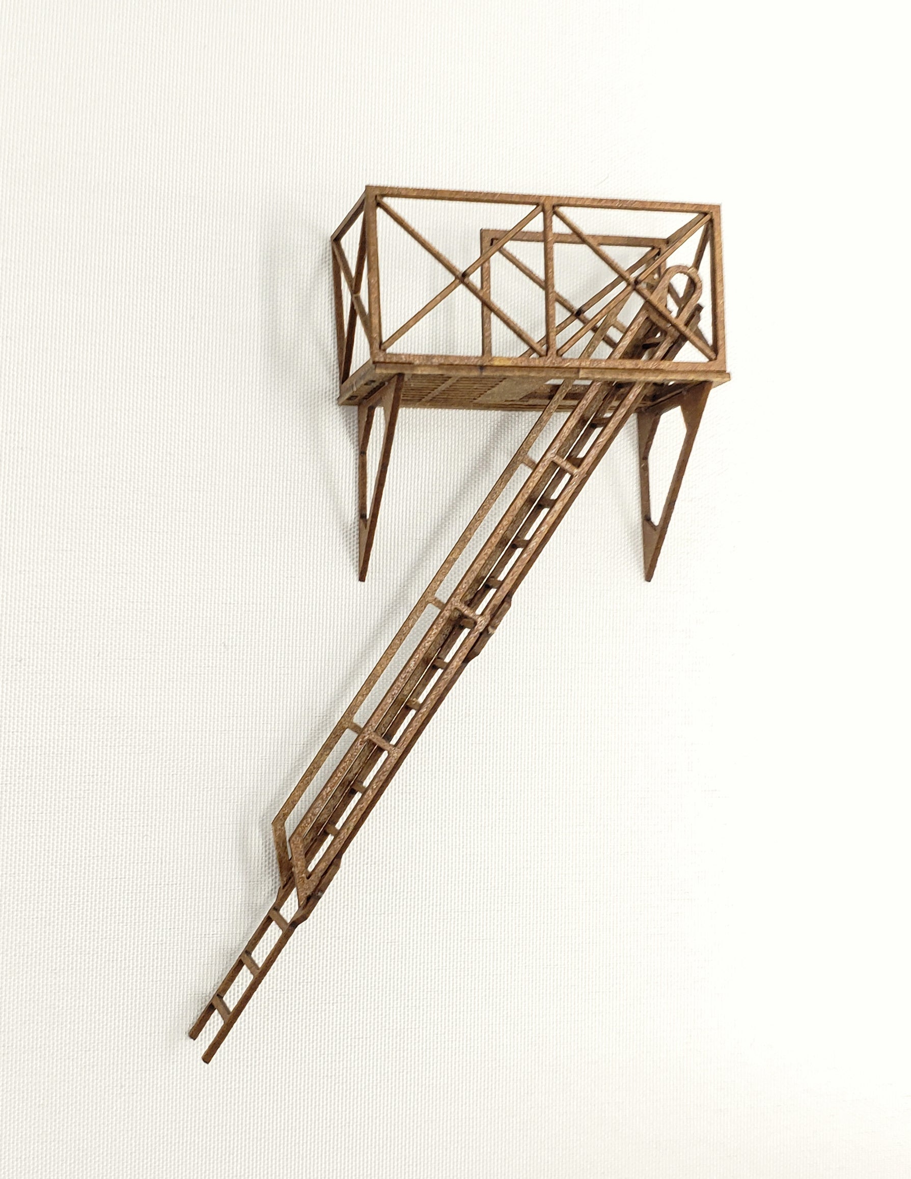 HO Fire Escapes - Set of 3 with Ladders, Roof & Ground access - ITLA