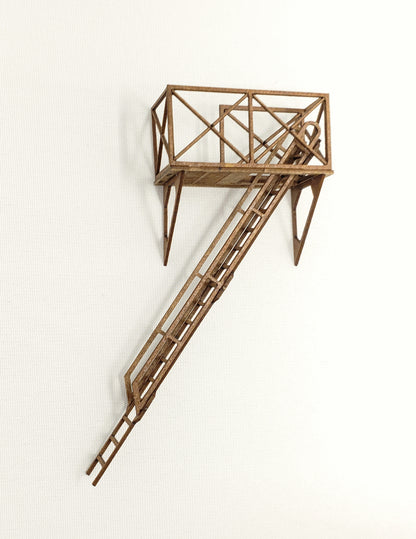 HO Fire Escapes - Set of 3 with Ladders, Roof & Ground access - ITLA