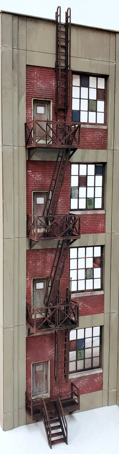 HO4056 Industrial Wall Module - Emergency Exits WITH Fire Escapes & Ground Entry Steps - ITLA