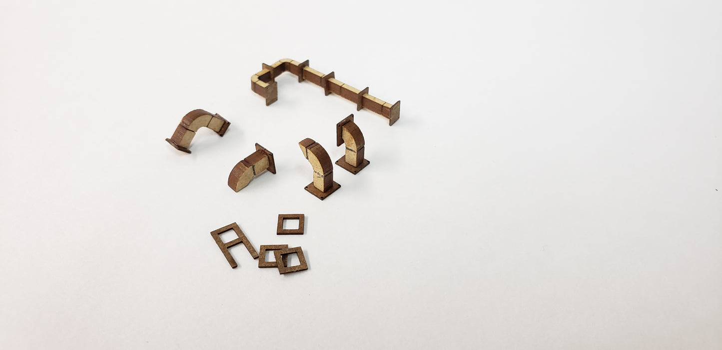 Multi-scale - N or HO Roof Top / Wall HVAC Kit - ITLA