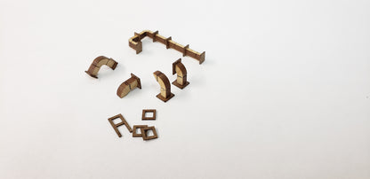 Multi-scale - N or HO Roof Top / Wall HVAC Kit - ITLA