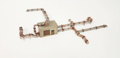 Multi-scale - N or HO Roof Top / Wall HVAC Kit - ITLA