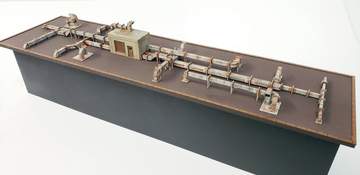 Multi-scale - N or HO Roof Top / Wall HVAC Kit - ITLA
