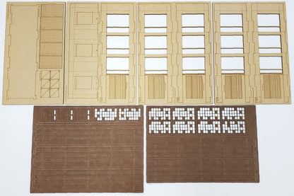 HO Scale Industrial Wall Module - Rail / Truck Loading Dock Assembly - ITLA