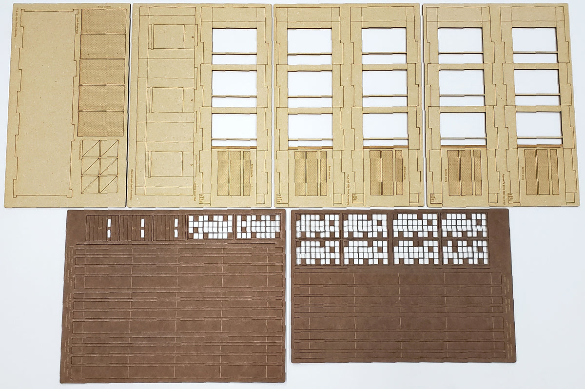 HO Scale Industrial Wall Module - Rail / Truck Loading Dock Assembly - ITLA