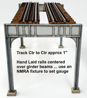 N scale "New York" style - 2 Track Elevated "Starter" Kit - ITLA