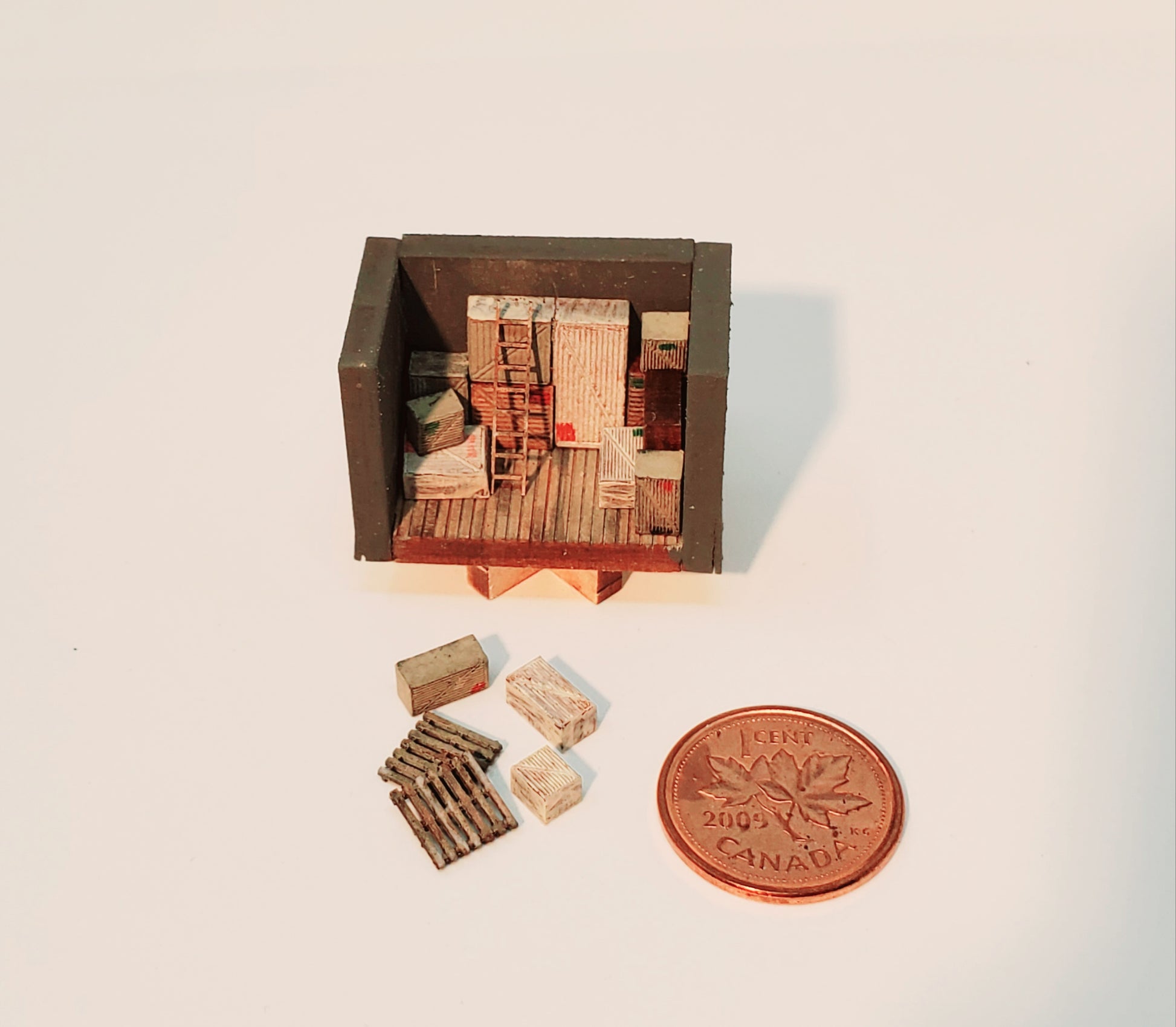 N Scale Loading Dock Interior Kit - TWO Interiors - ITLA