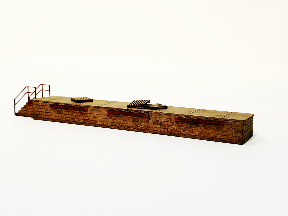 N Scale "Concrete" or "Stone" Loading Dock - ITLA