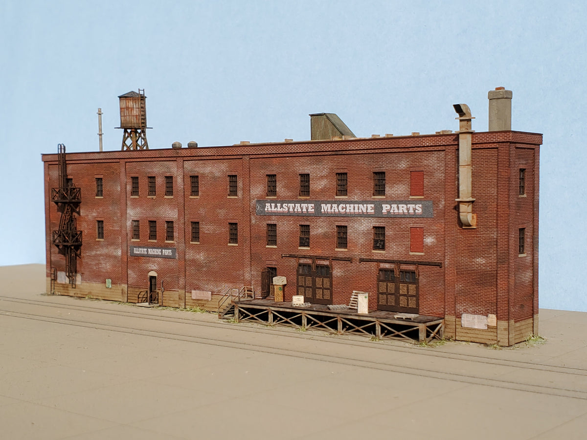 N Scale "Allstate Machine" Kit - Shown in its "Shallow Relief/Flat" footprints - ITLA