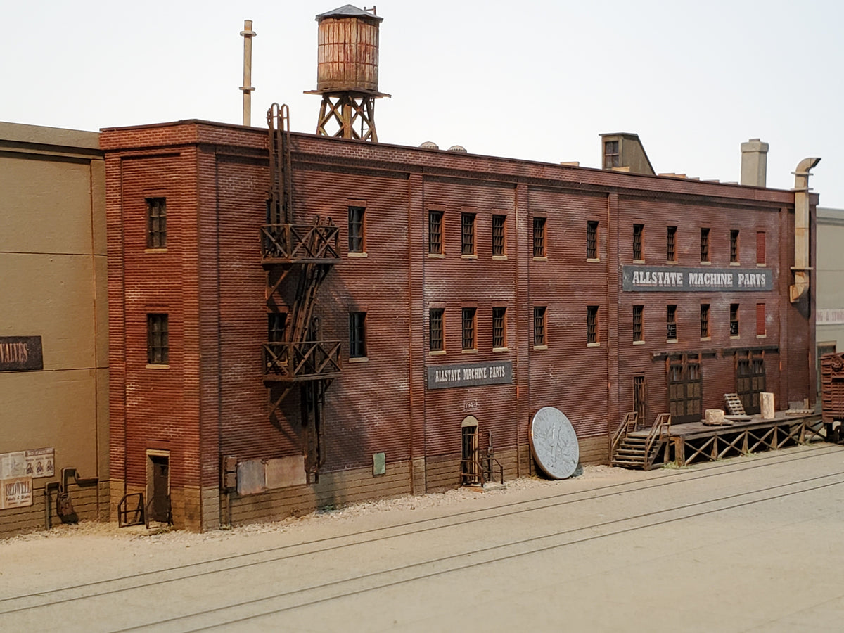 N Scale "Allstate Machine" Kit - Shown in its "Shallow Relief/Flat" footprints - ITLA