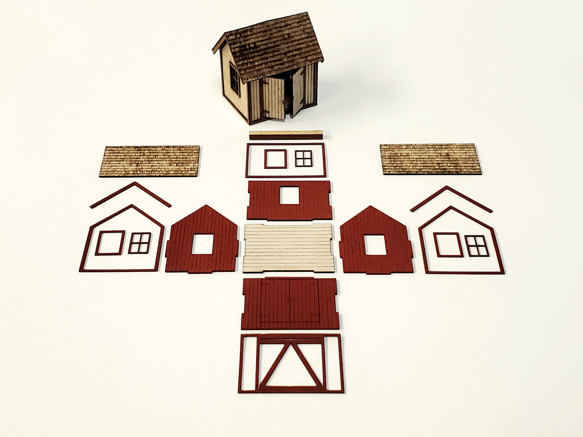 HO Line Side Tool Shed No.1 - ITLA
