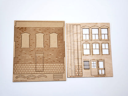 O / On30 Scale - Brick Front Wall Panel - ITLA