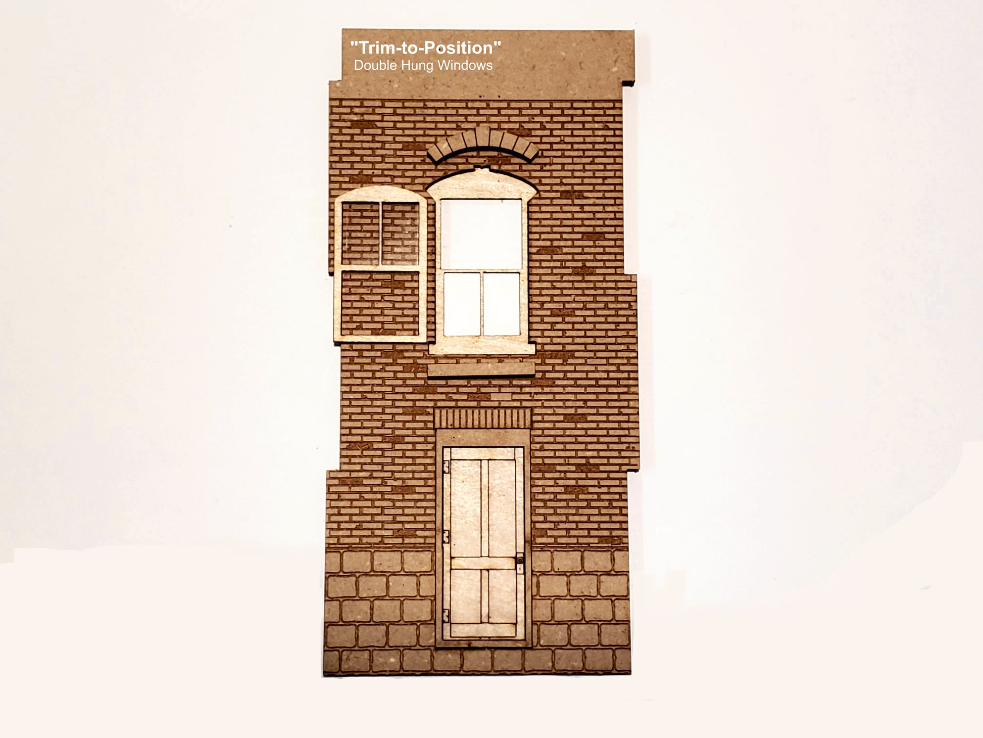 O / On30 Scale - 3" Brick Wall Pair - ITLA