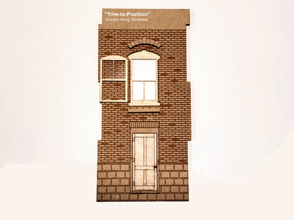 O / On30 Scale - 3" Brick Wall Pair - ITLA
