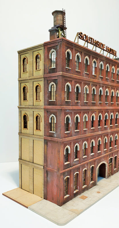 HO Scale Southside Hotel SIDE WALL EXPANSION Kit - ITLA