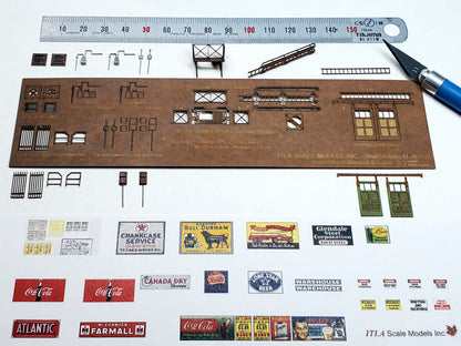 N Scale - Wall Detail Kit - ITLA