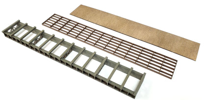 HO/N - Elevated Station Platform - Open Top Wood Deck - ITLA