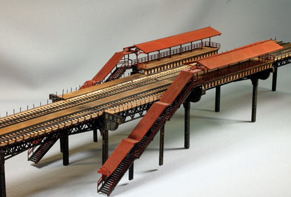 HO/N - Elevated "Peaked Roof" Station Platform - ITLA