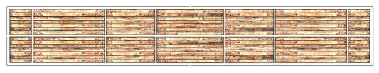 O Scale Atlas 52 ft 6 inch Wood Flat Car Deck - ITLA