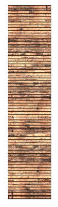 O Scale Red Caboose 42 ft 10 inch Wood Flat Car Deck - ITLA