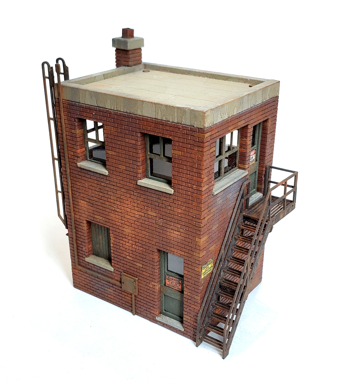 2 Story Mechanical Equipment Building Kit - HO Scale - ITLA