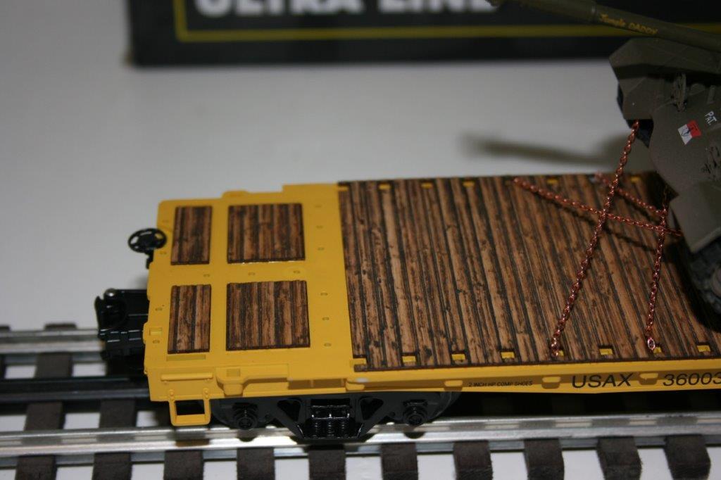 O Scale Weaver 50ft Wood Flat Car Deck - ITLA