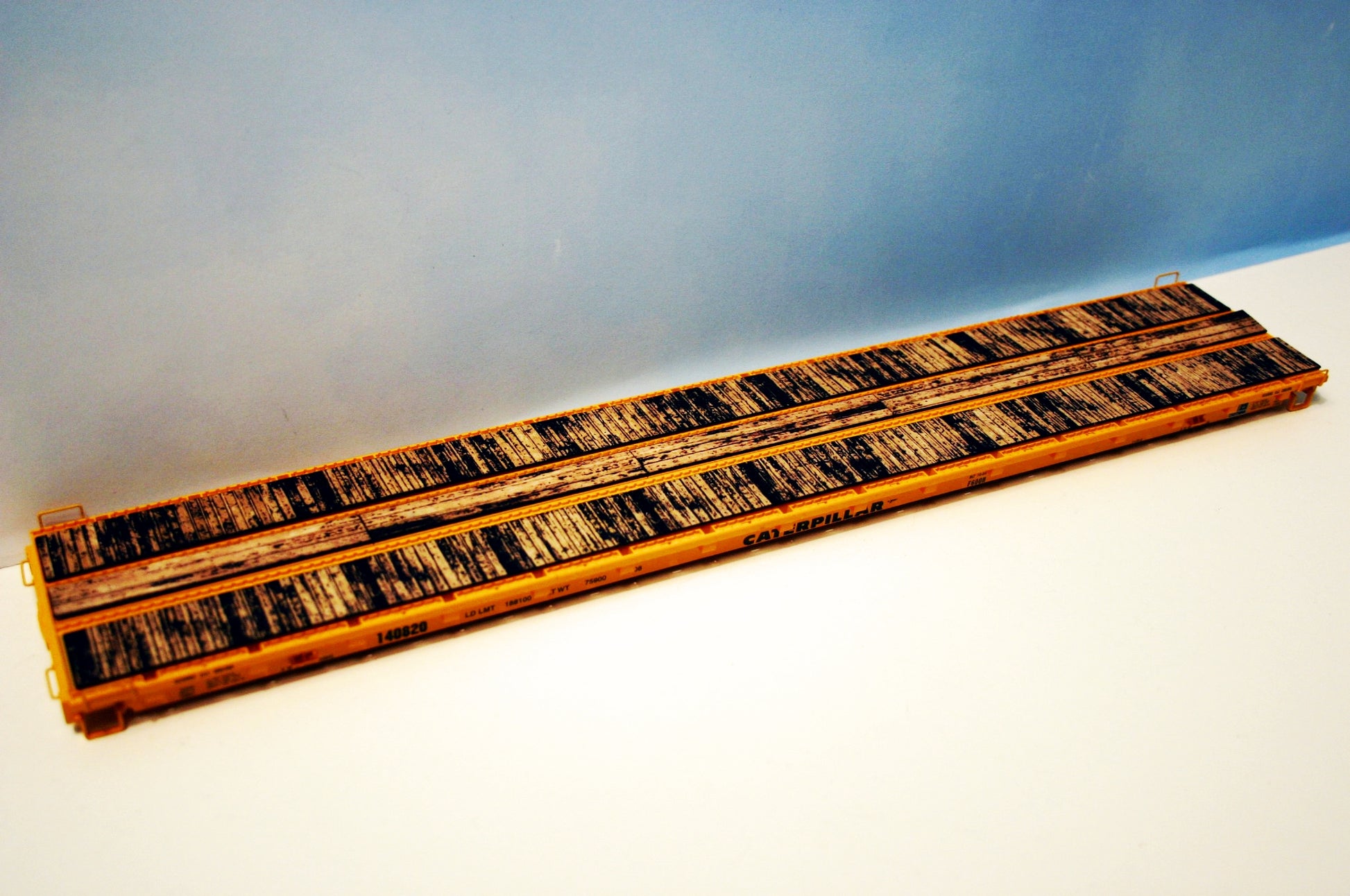O Scale MTH Premier 60ft Wood Flat Car Deck - ITLA