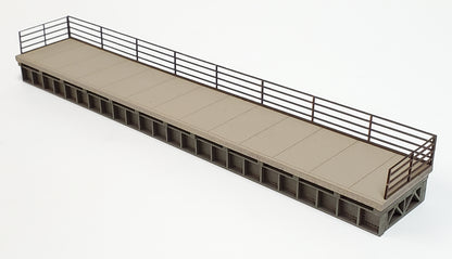 HO Elevated Station Platform - Open Top Concrete Deck - ITLA