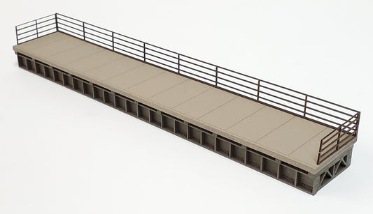 HO Elevated Station Platform - Open Top Concrete Deck - ITLA