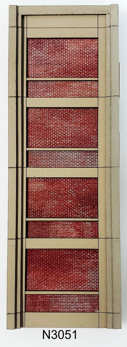 N Scale Industrial Wall Modules - sold in PAIRS - ITLA