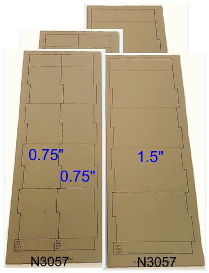 N Scale Industrial Wall Modules - sold in PAIRS - ITLA