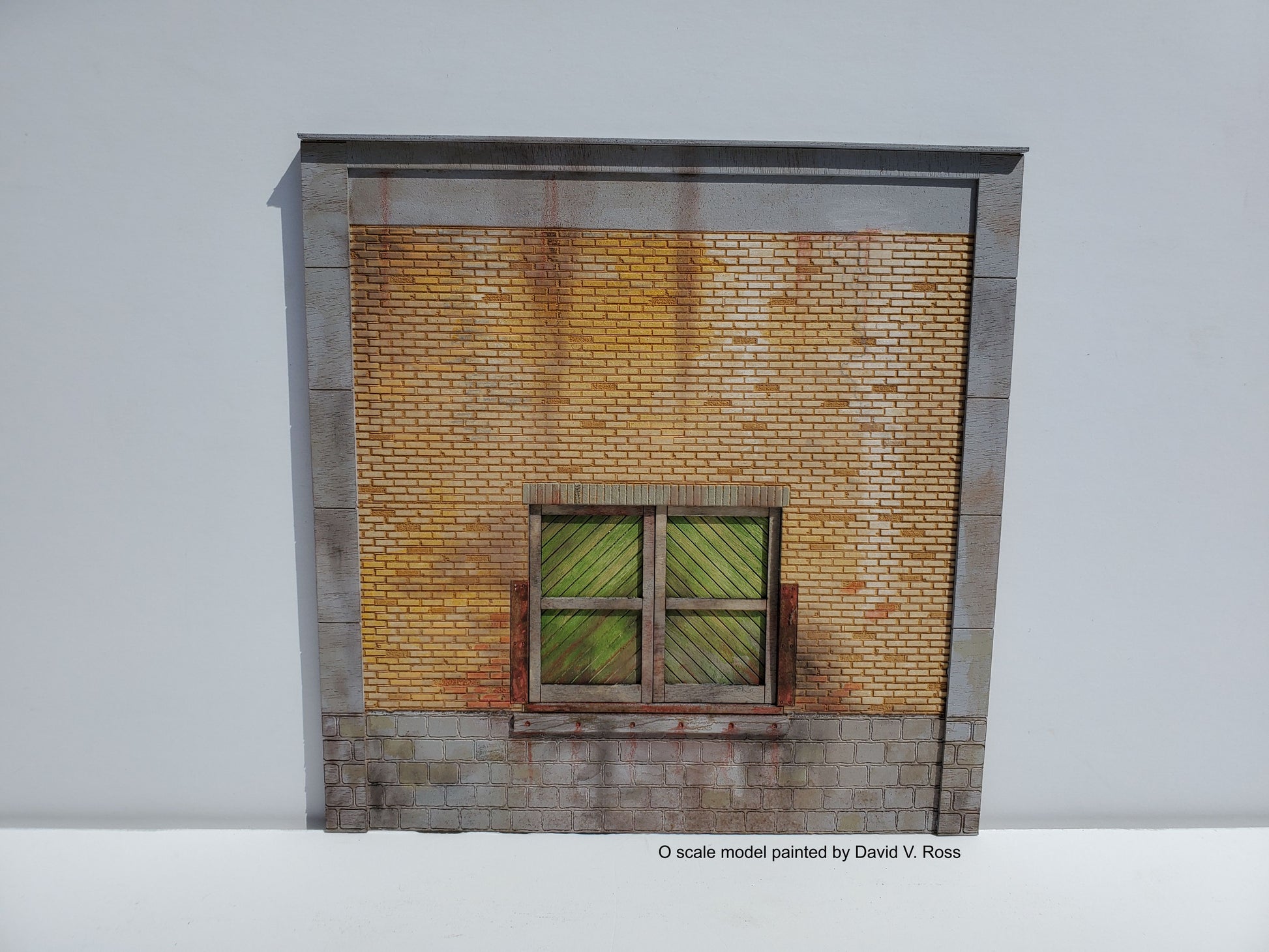 O / On30 Scale - Brick Loading Dock Wall Panel - ITLA