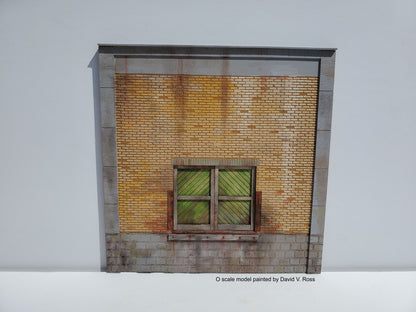 O / On30 Scale - Brick Loading Dock Wall Panel - ITLA