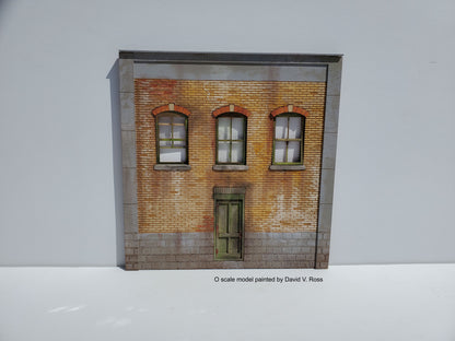 O / On30 Scale - Brick Front Wall Panel - ITLA