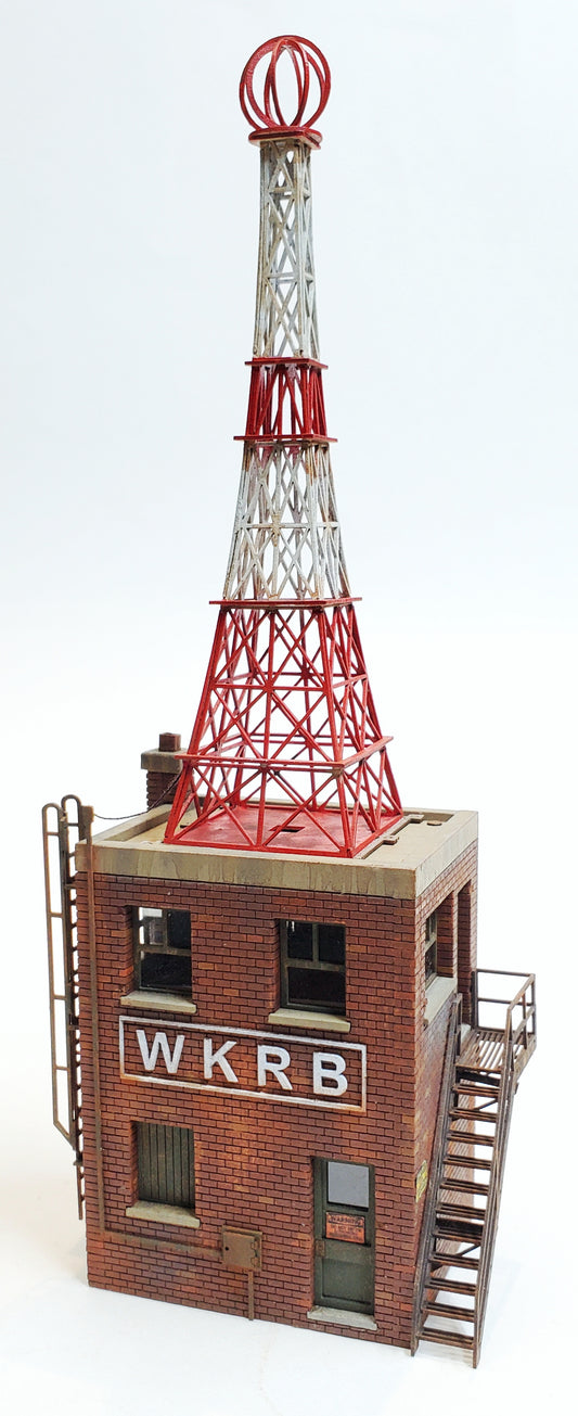 WKRB Radio Transmitter Building Kit - HO Scale Kit Bundle - ITLA