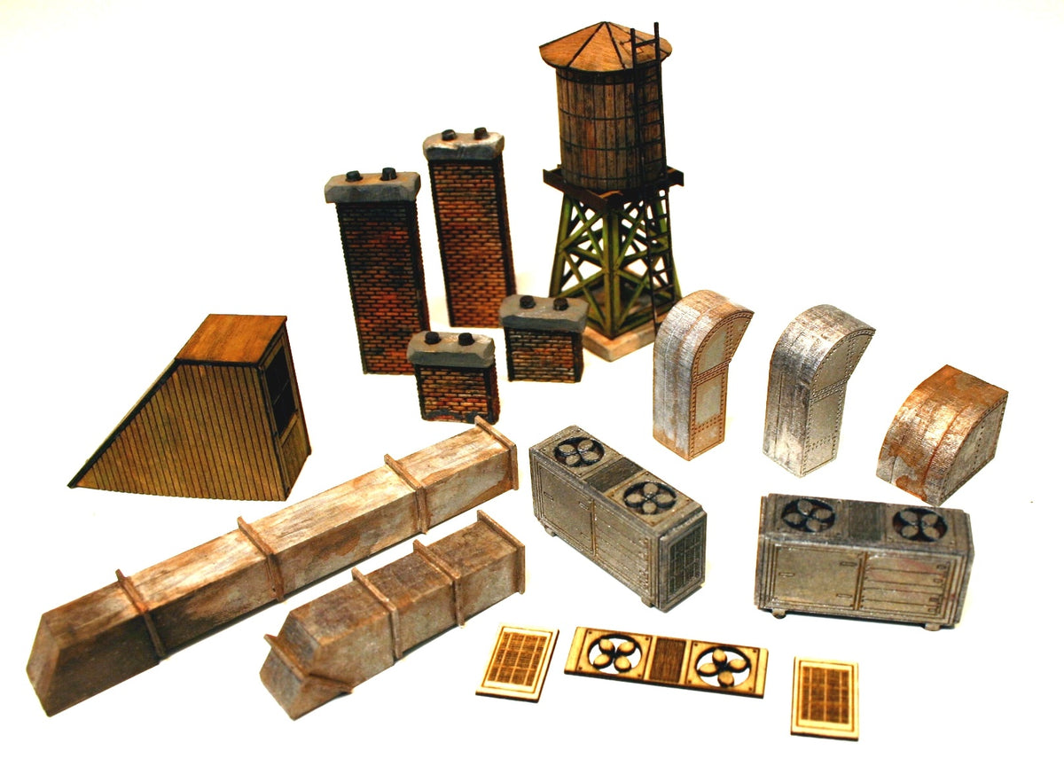 HO Scale Southside Hotel Kit - ITLA