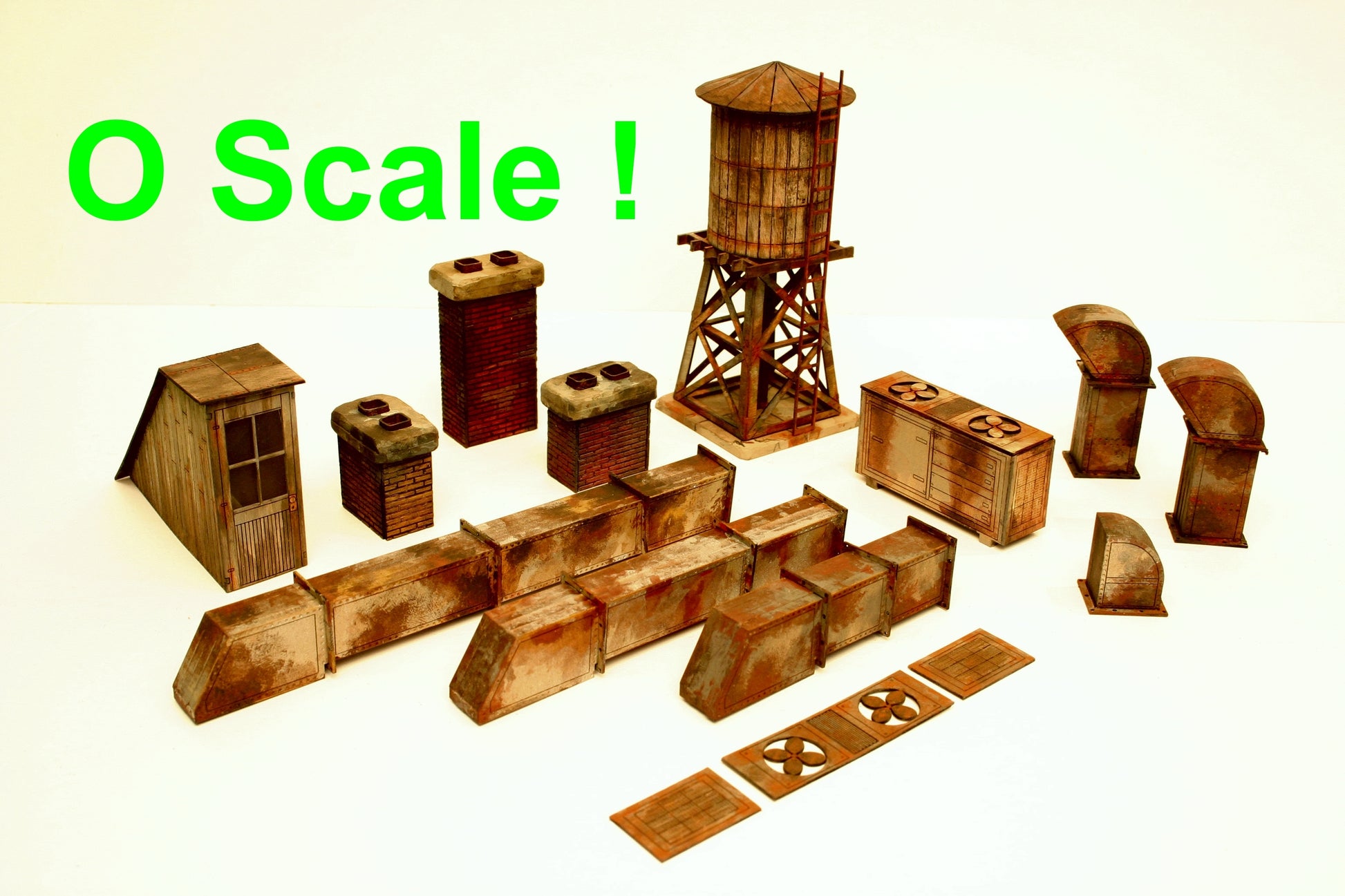 O Scale Roof Top Detail Kit - ITLA