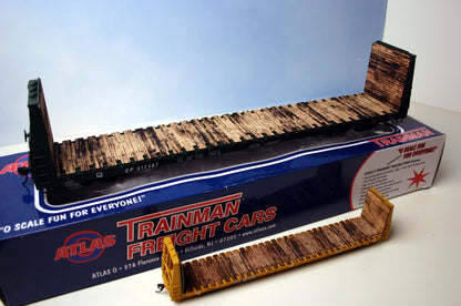 O Scale Atlas 62' Bulkhead Wood Flat car Deck - ITLA