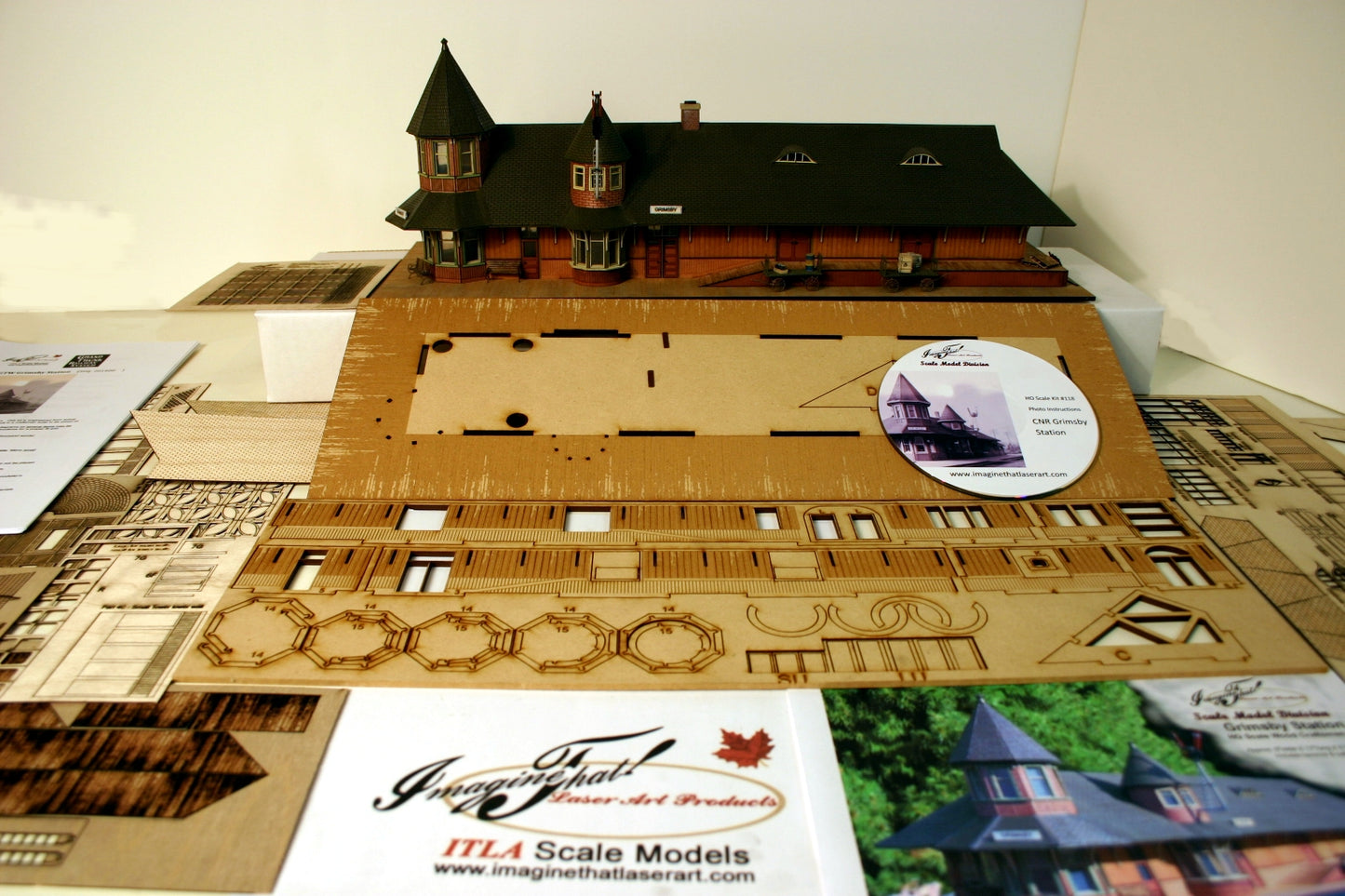 HO Scale Grimsby Station Kit - ITLA